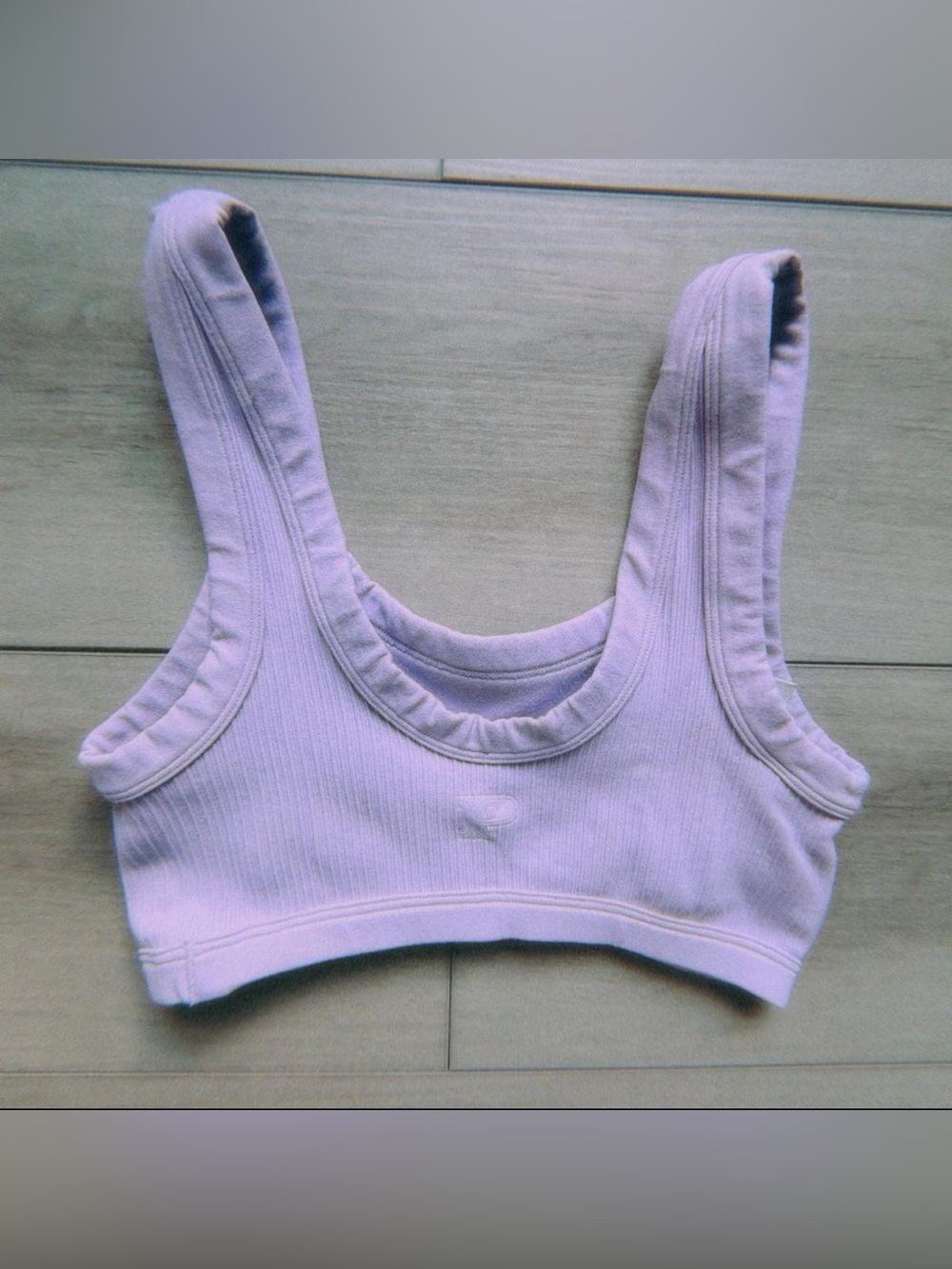 pink vs seamless ribbed sports bra - Picture 2 of 3